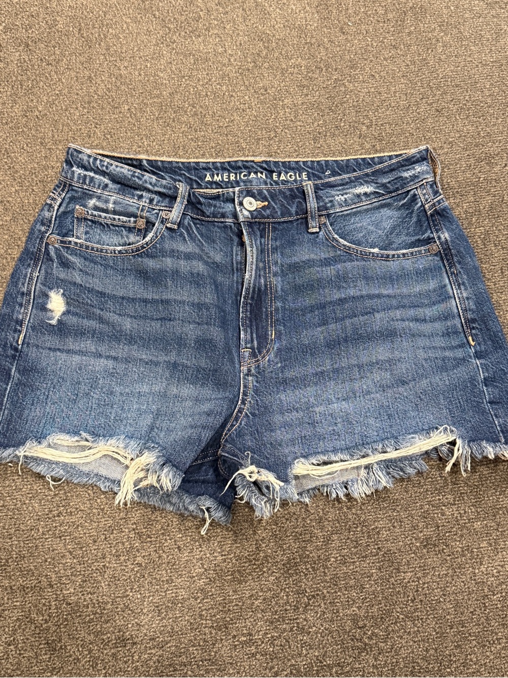 American Eagle Tomgirl Distressed Denim Cutoff Shorts women Size 10